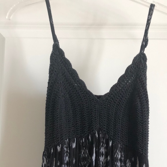 Boho maxi dress - black - Picture 2 of 4
